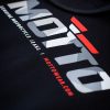 Bluza motocykowa czarna z kapturem detal 8 mottowear